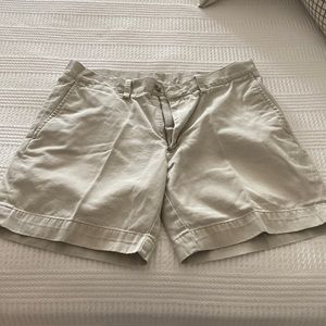 Polo khaki flat front shorts - size 32